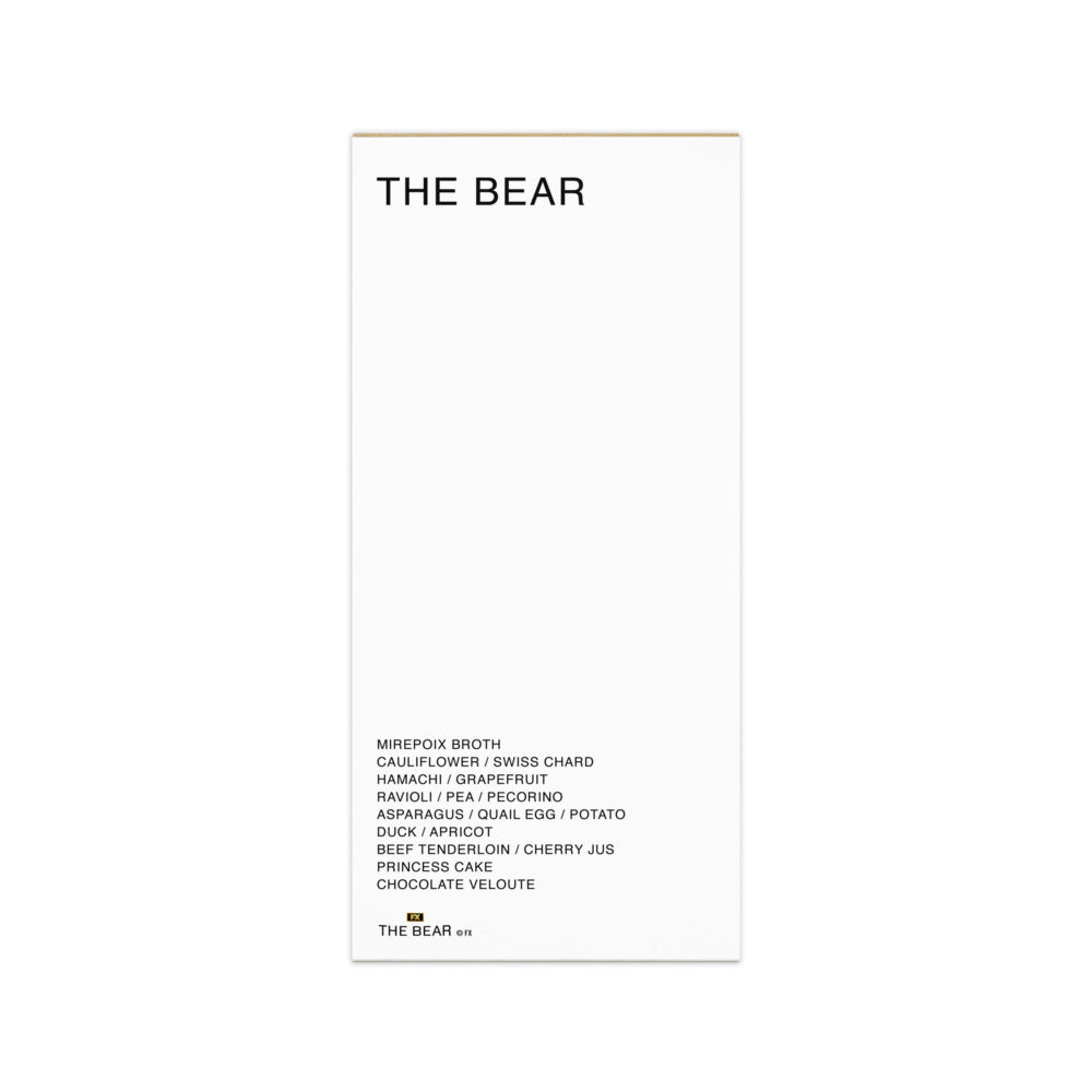 The Bear Every Second Counts Notepad | FX Networks Shop