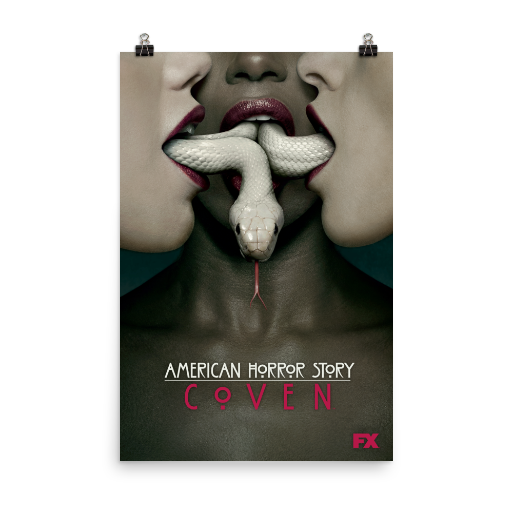 American Horror Story Coven Art Premium Satin Poster Fx Networks Shop