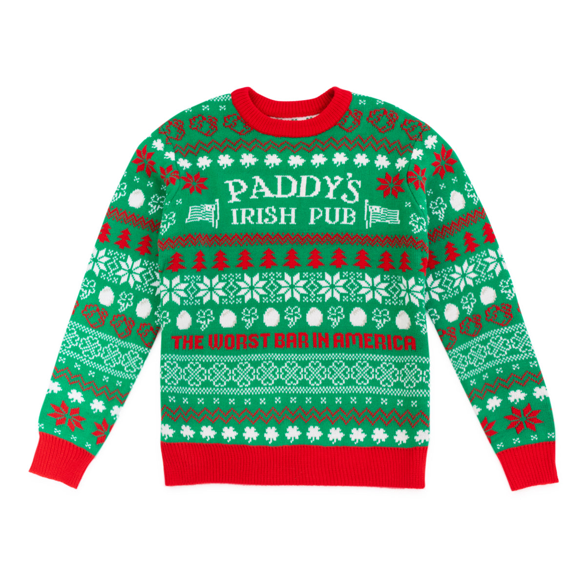 It s Always Sunny in Philadelphia Paddy s Pub Holiday Knit Sweater