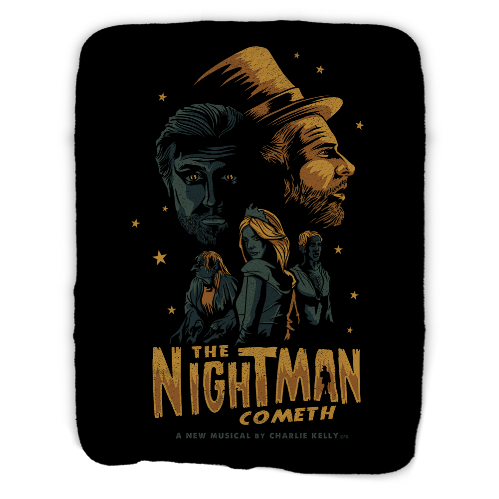 It's Always Sunny in Philadelphia The Nightman Cometh Sherpa Blanket