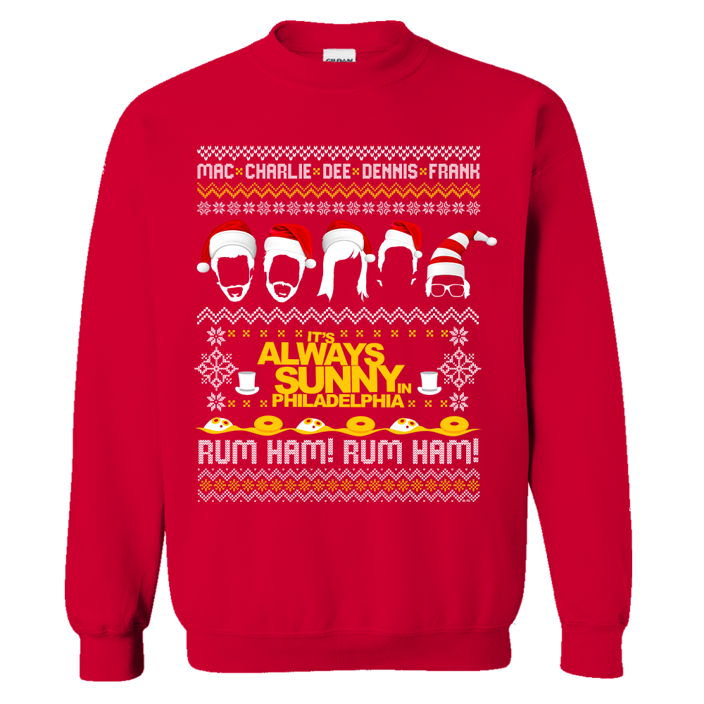 Always sunny 2025 ugly christmas sweater