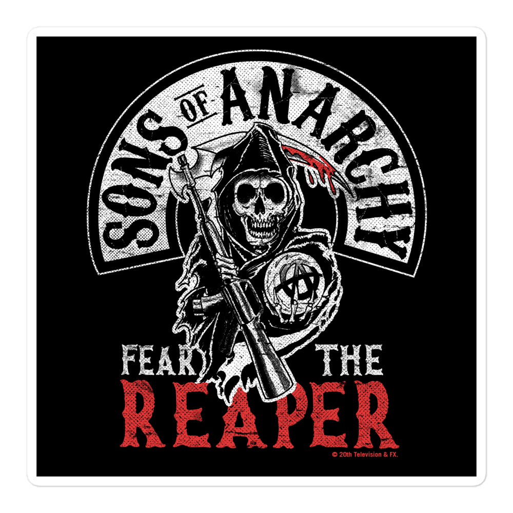 bellen Contractie Chromatisch Sons of Anarchy Fear the Reaper Die Cut Sticker | FX Networks Shop