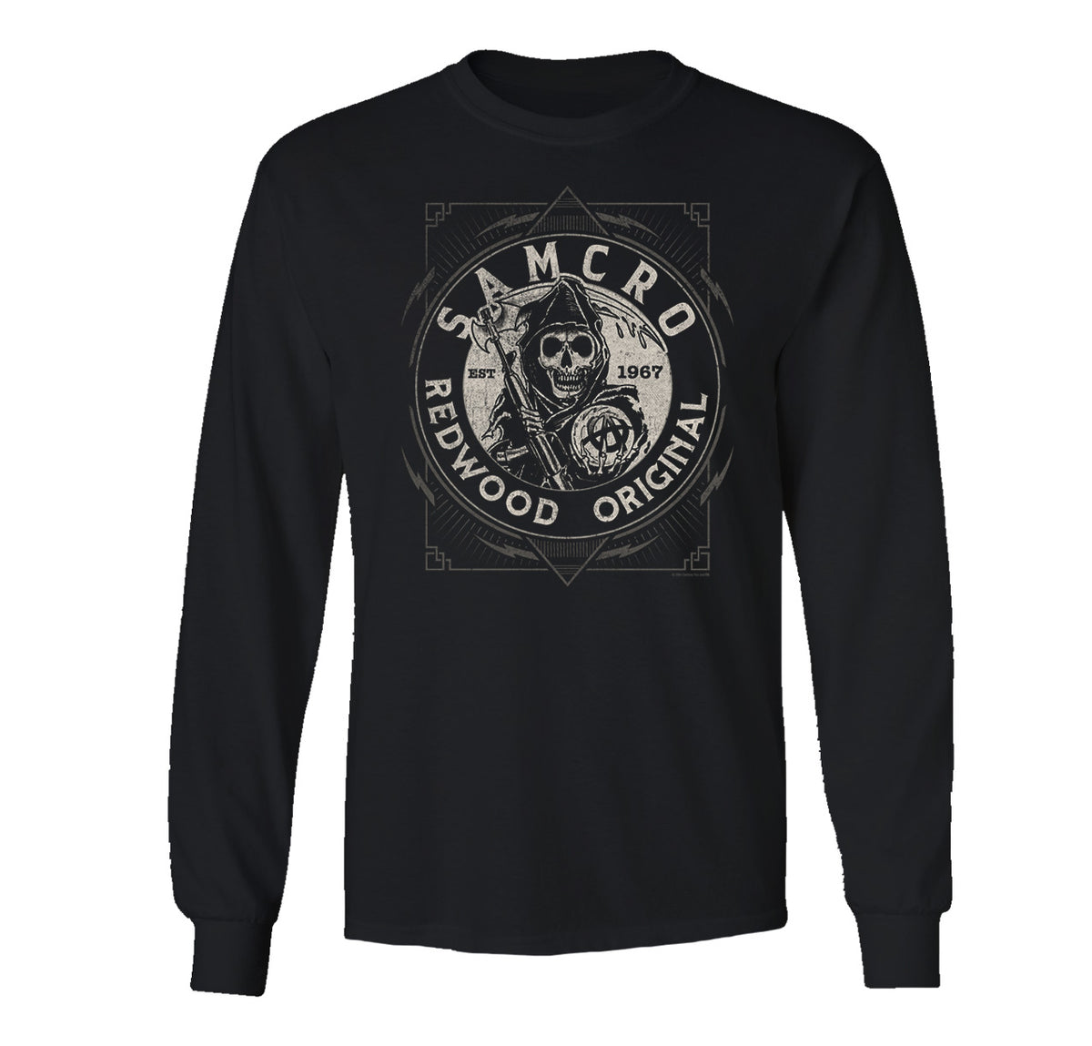 Sons of Anarchy SAMCRO Redwood Original Adult Long Sleeve T