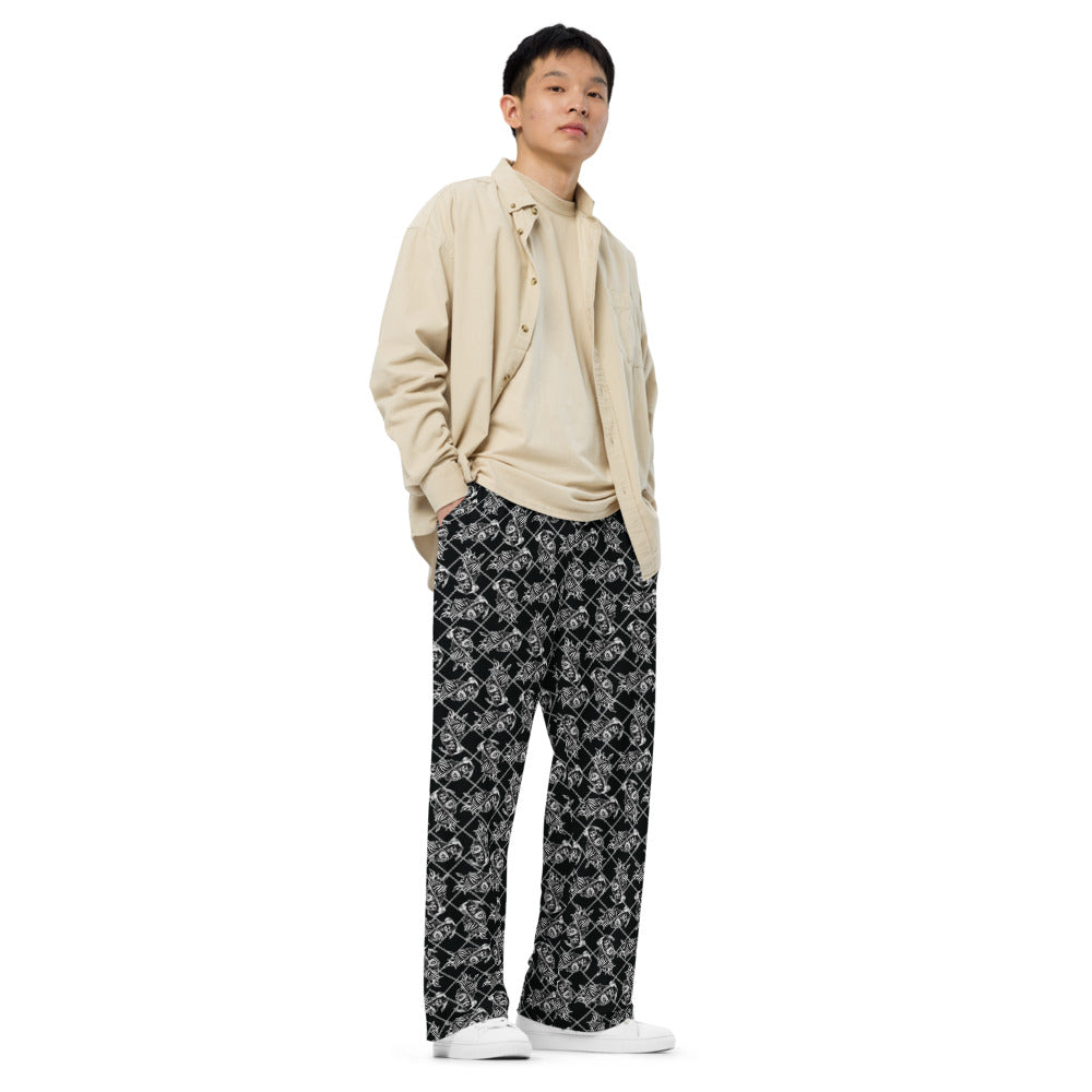 Sons of Anarchy Reaper Pattern Wide-Leg Pants | FX Networks Shop