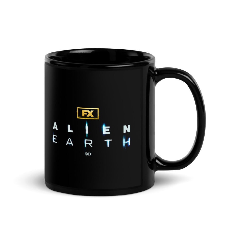 Alien: Earth Cracked Earth Black Glossy Mug