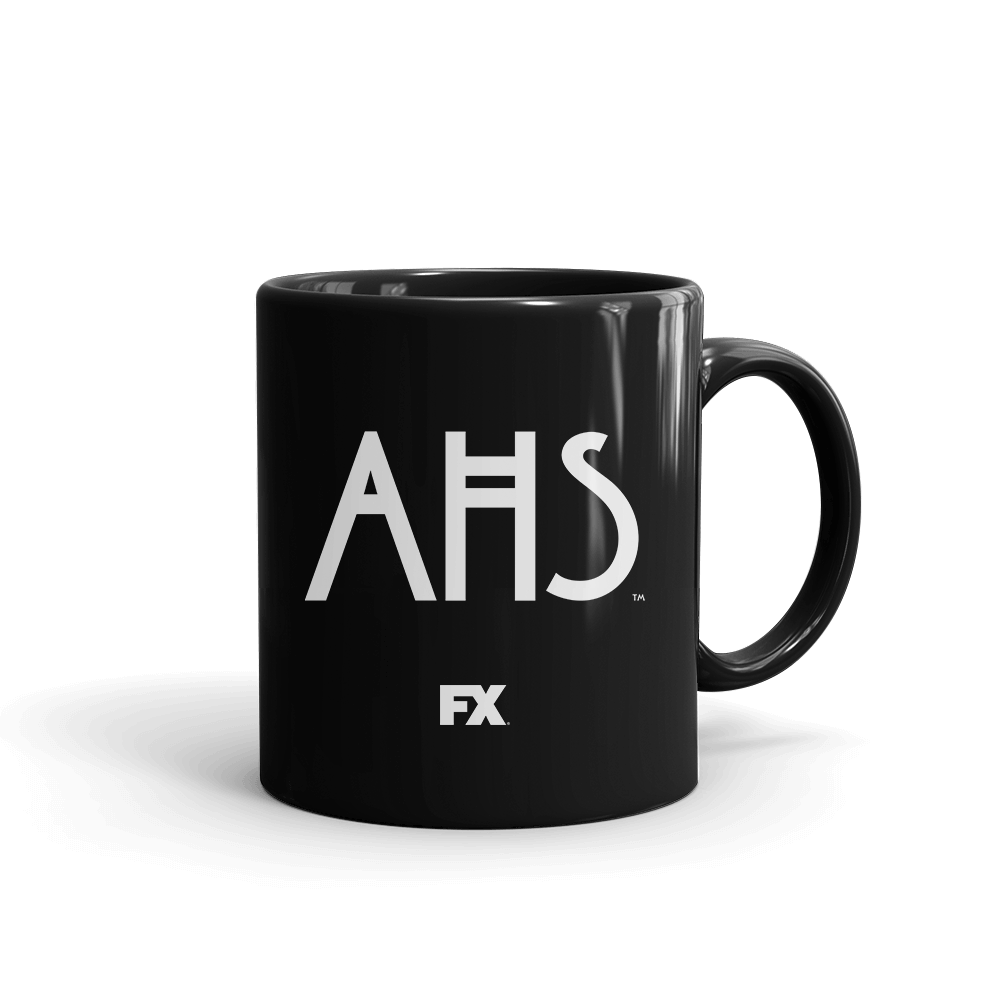 American Horror Story AHS Logo Black Mug
