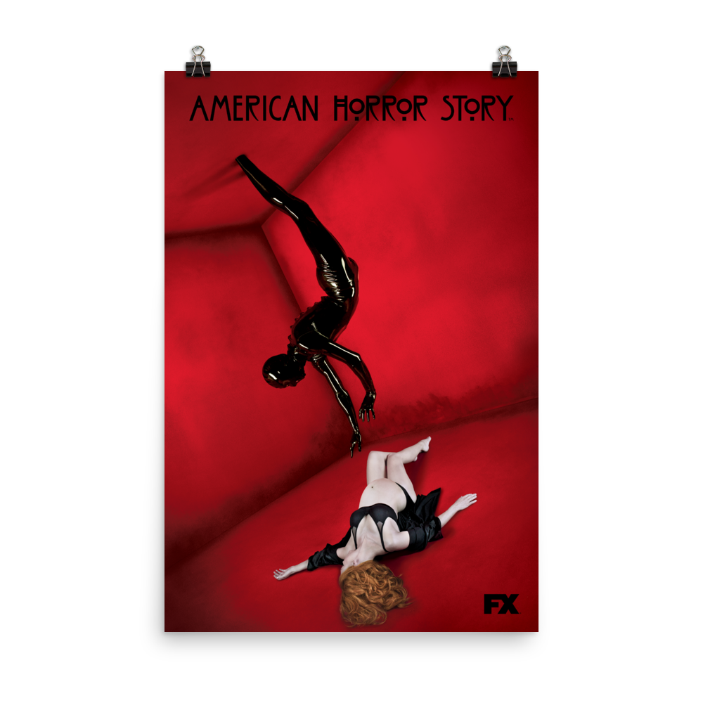 American Horror Story Murder House Art Premium Satin Poster Fx Networks Shop