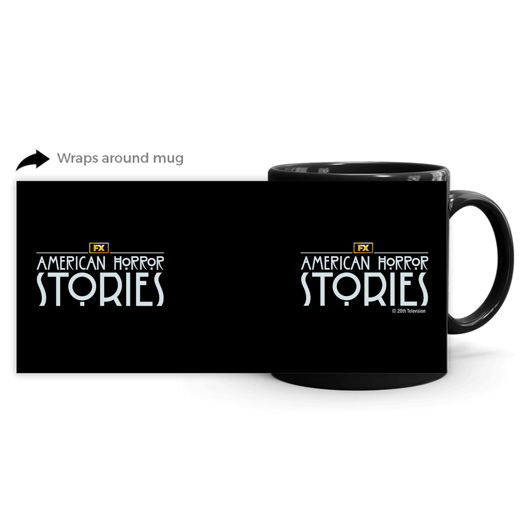 American Horror Stories Stacked Logo Black Mug