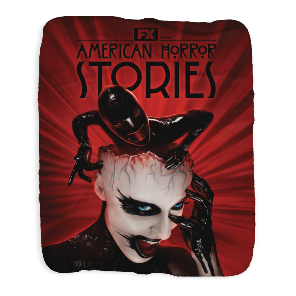 American Horror Stories Season 1 Key Art Sherpa Blanket | FX