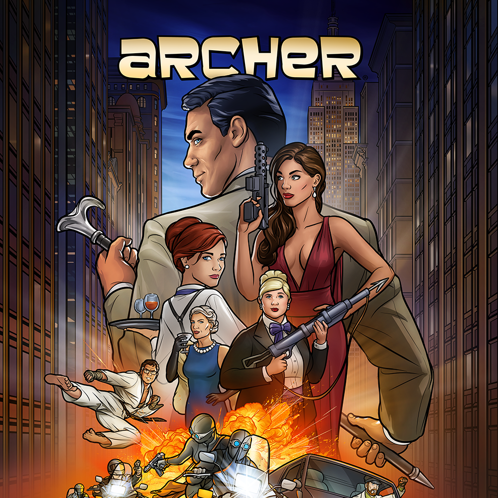 Archer Season 11 Art Sherpa Blanket FX Networks Shop