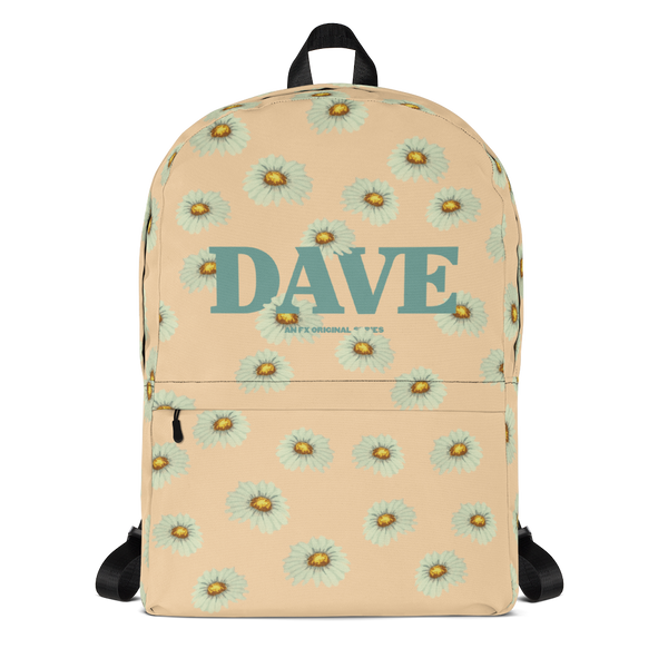 DAVE Flower Logo All-Over Print Backpack