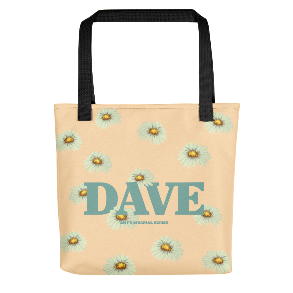 DAVE Flower Logo All-Over Print Premium Tote Bag | FX Networks Shop