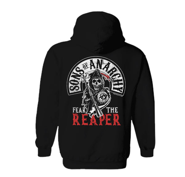 Heren Hoodie Sweatshirt - Anarchy Sons Print Sportkleding Dikke Fleece Warm Capuchontrui Winter Jas met Capuchon Ritssluiting Jas Active Coat, style 2, L Heren Hoodie Sweatshirt - Anarchy Sons Print Sportkleding Dikke Fleece Warm Capuchontrui Winter Jas met Capuchon Ritssluiting Jas Active Coat, style 2, L