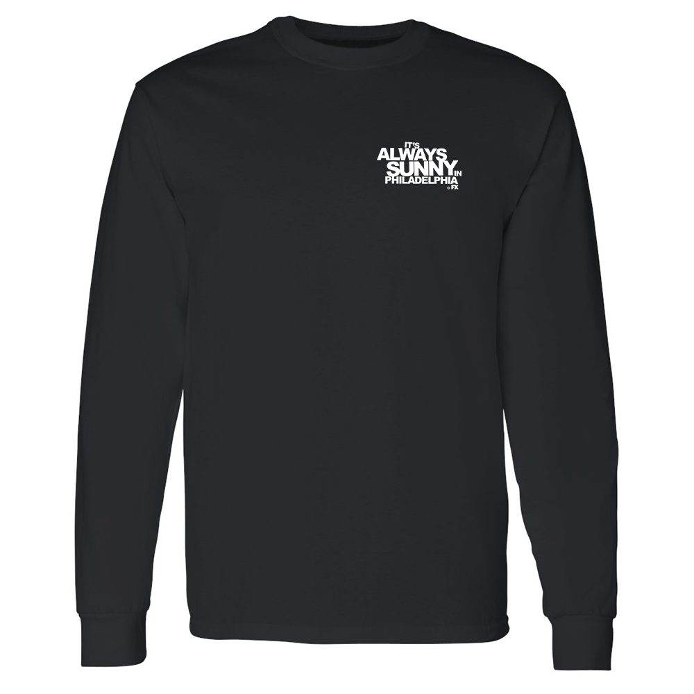 It's Always Sunny in Philadelphia Logo Adult Long Sleeve T-Shirt | FX ...