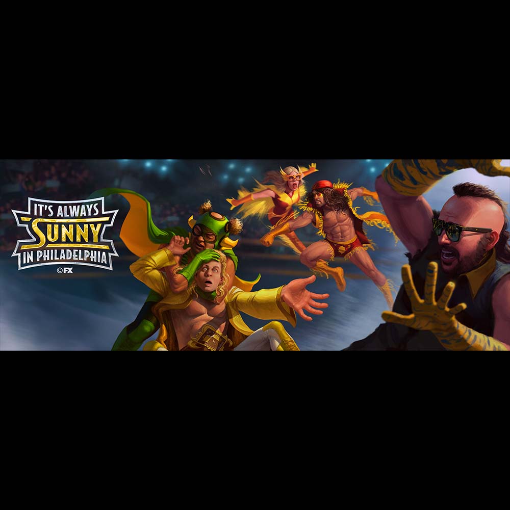 Always Sunny in Philadelphia Season 14 Art Black Mug FX Networks