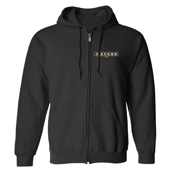 Mayans M.C. Emblem Fleece Zip-Up Hooded Sweatshirt | FX