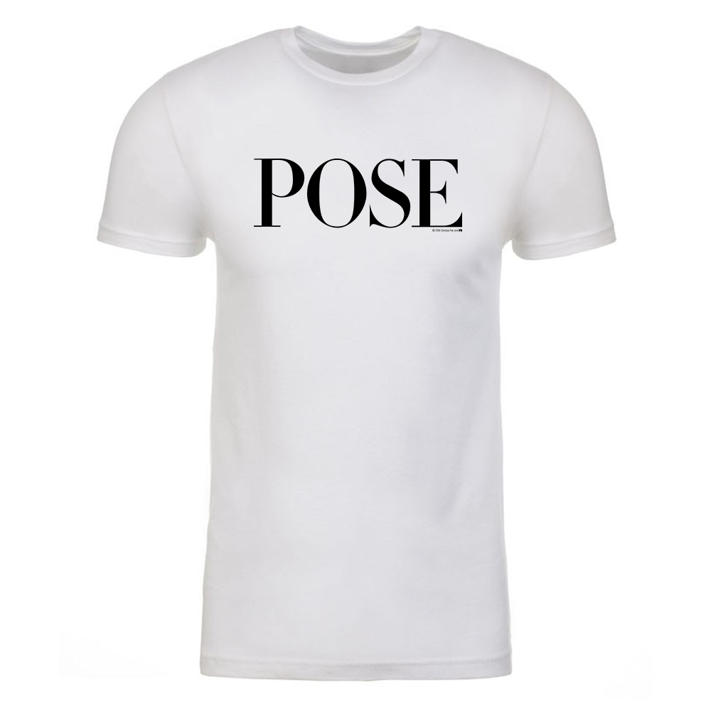 メルPAMEO POSE T-SHIRTS 白 POSE Black & White Logo Adult Short Sleeve T-Shirt | FX Networks Shop
