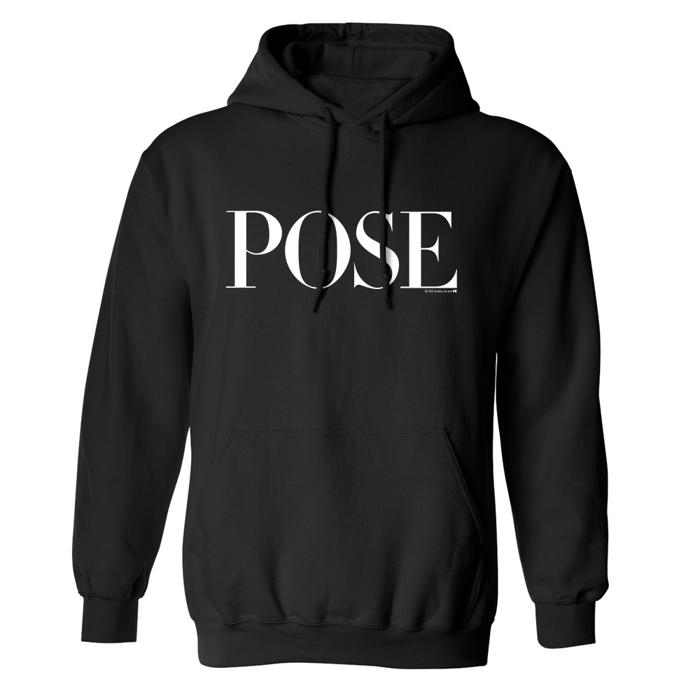 Logo and Group Pose Black Hoodie