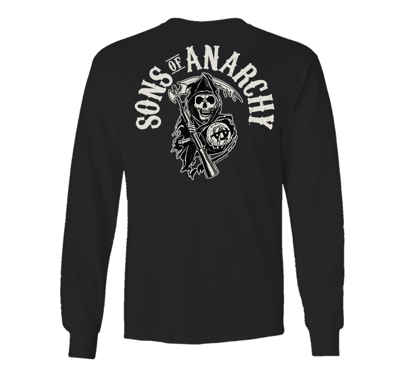 sons of anarchy gear Sons of Anarchy Reaper Crew Adult Long Sleeve T-Shirt Black / XL