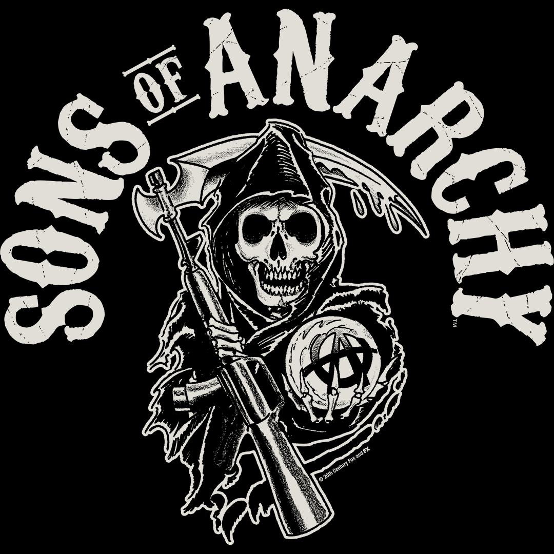 Soa Reaper Logo Sons Of Anarchy SAMCRO Reaper Crew Adult Tank Top