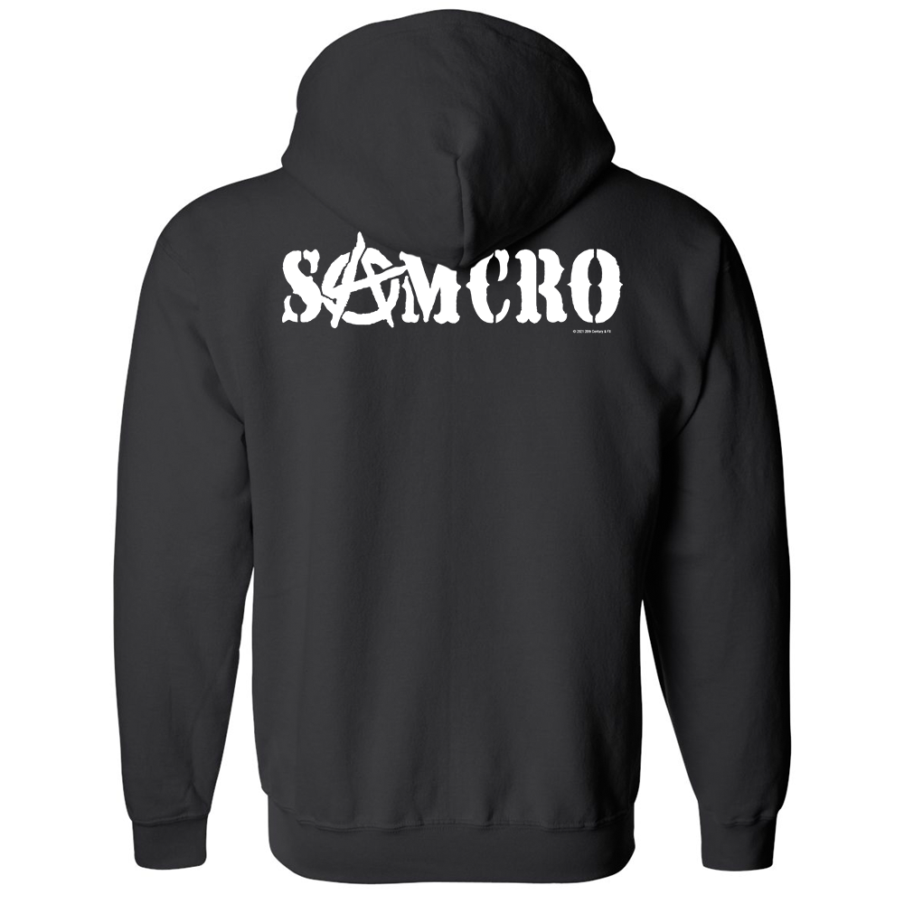 Simple casual top anarchy hoodie