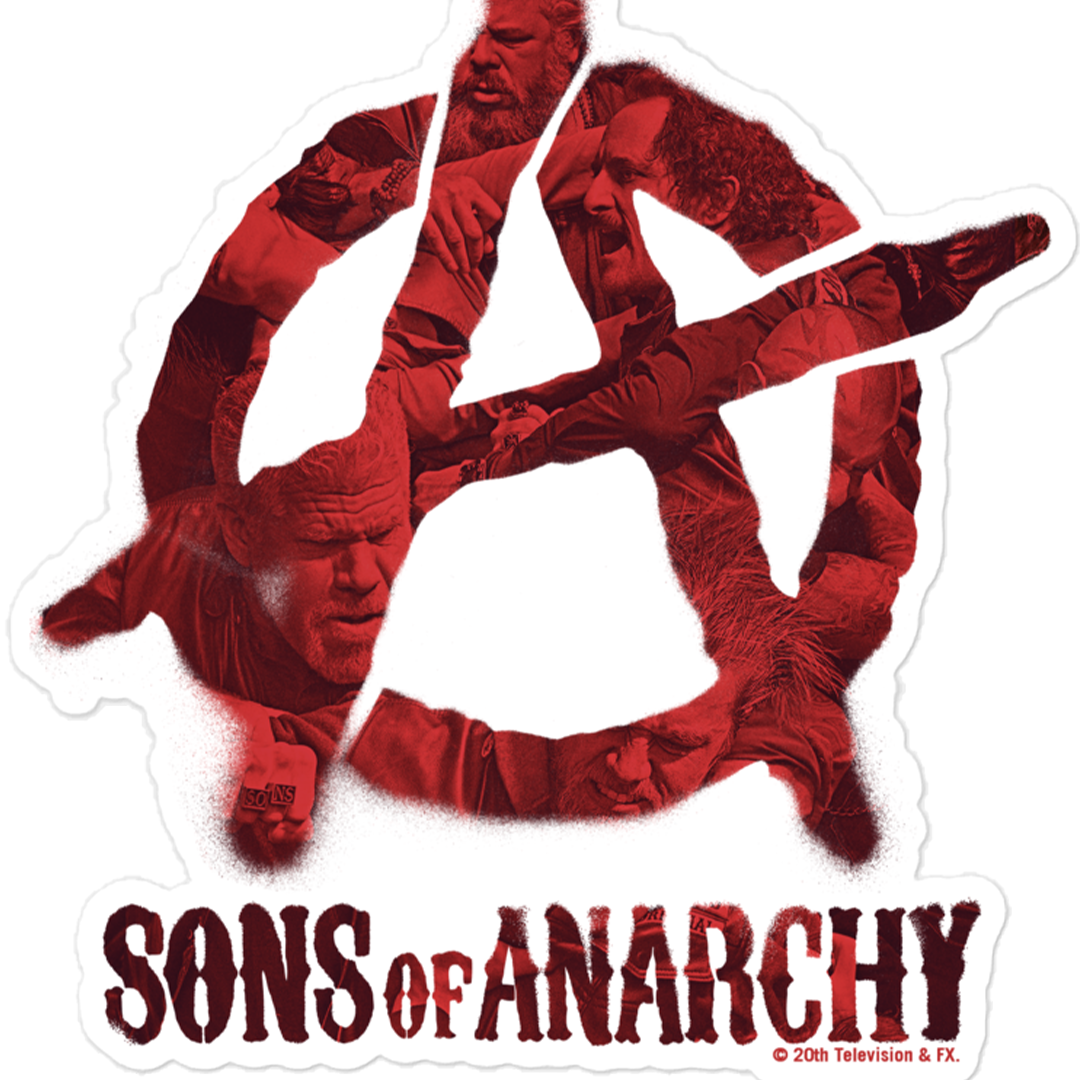 Sons of Anarchy Stamp Die Cut Sticker
