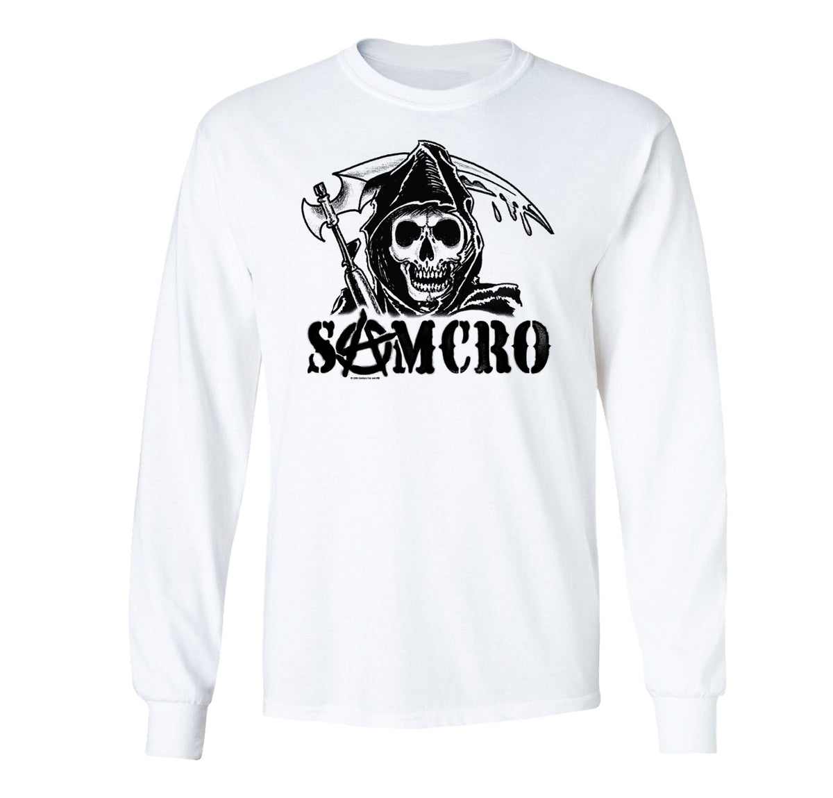 T-shirt Homme Sons Of Anarchy SAMCRO - Motif Reaper, Taille XL, Noir