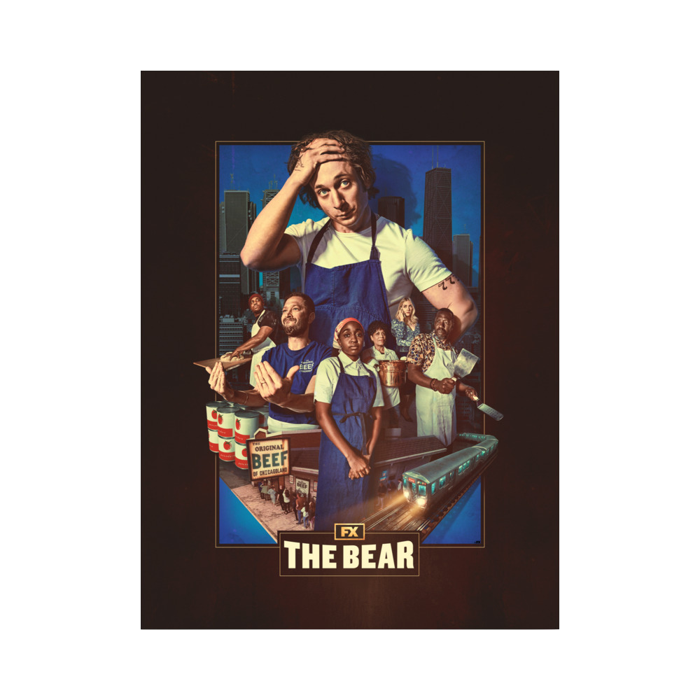 The Bear Season 1 Key Art Premium Satin Poster FX Networks Shop