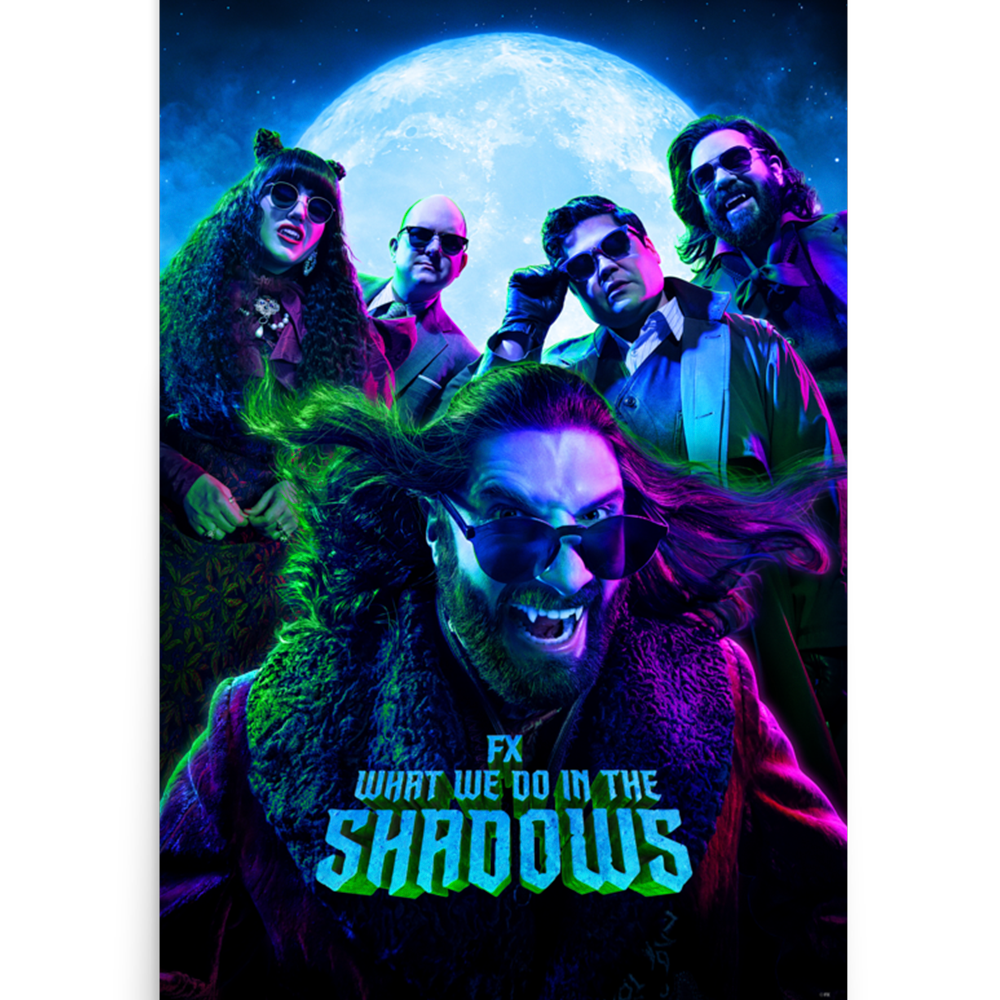 What We Do in the Shadows Season 3 Moon Key Art Premium Satin